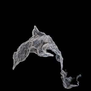 Dolphin Metal Wall Art Beach House Decor Ocean Decor Cadeau pour Beach Lover Sculpture en treillis métallique Couleur argenté Pool Deck Art