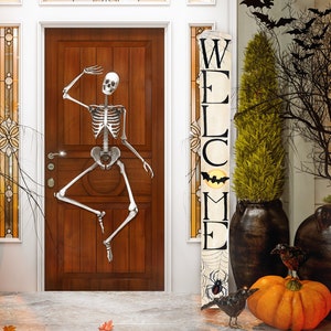 Halloween Sign, Halloween Decor, Halloween spooky Welcome Sign, Front door sign, Halloween Decorations, Fall welcome sign, Fall decor