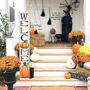 Pumpkin Fall Welcome Sign, Fall Decor, Fall Sign, Welcome Sign, Pumpkin decor, pumpkin, thanksgiving decor, farmhouse decor, Autumn decor