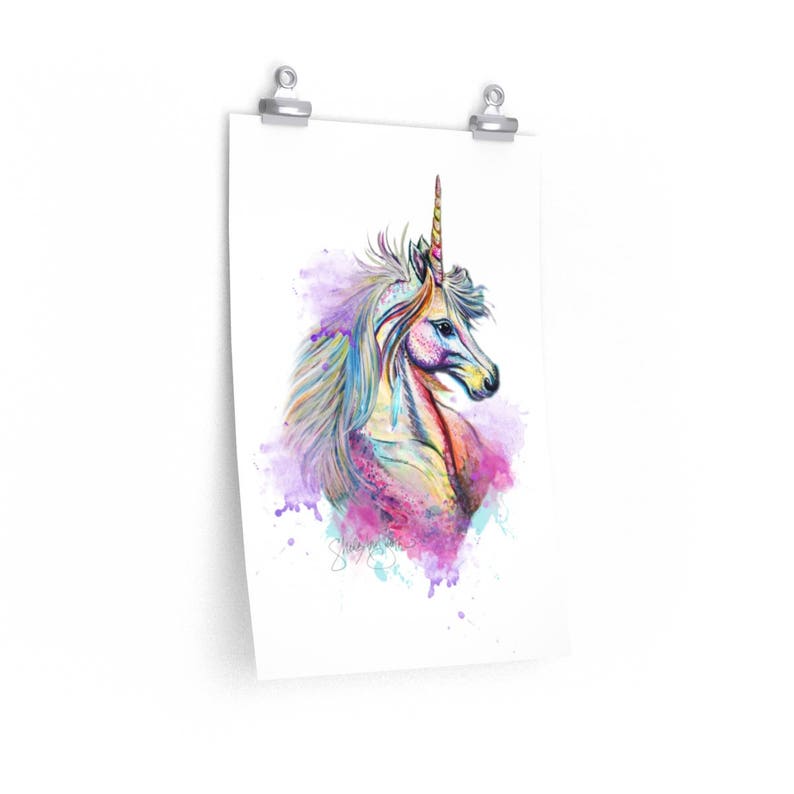 Unicorn Poster Unicorn Print image 2