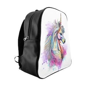 Unicorn Backpack Back To School Gear School Attire Unicorn Bag Unicorn Swag