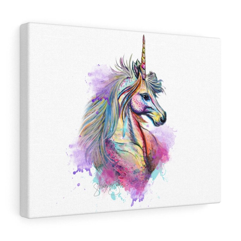unicorn print of original unicorn dreams watercolor