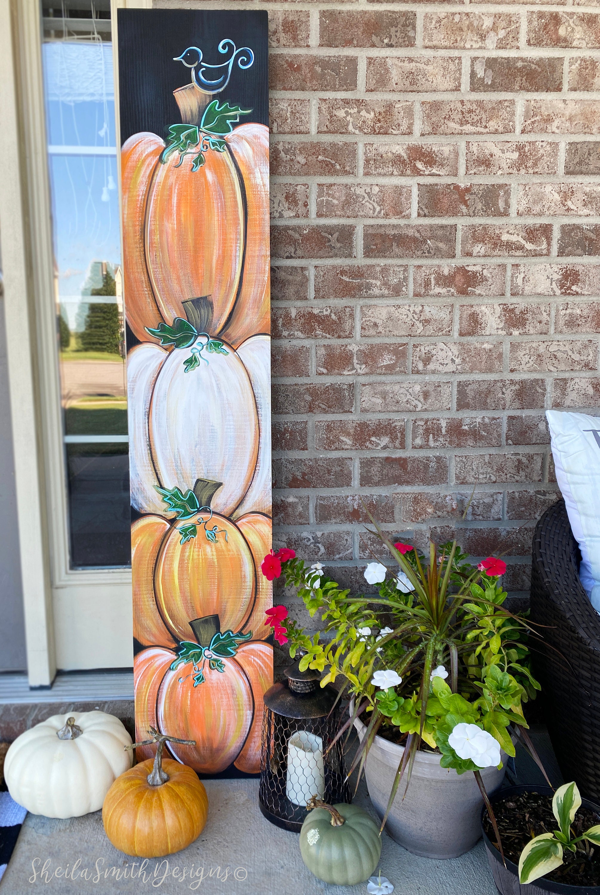 Pumpkin Sign, pumpkin fall sign, fall decor, autumn decor, fall decorations, front porch pumpkin sign, fall sign, pumpkin decor, fall