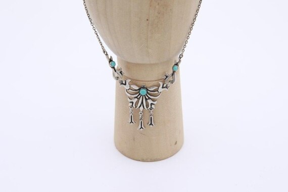 Art Nouveau necklace sterling silver