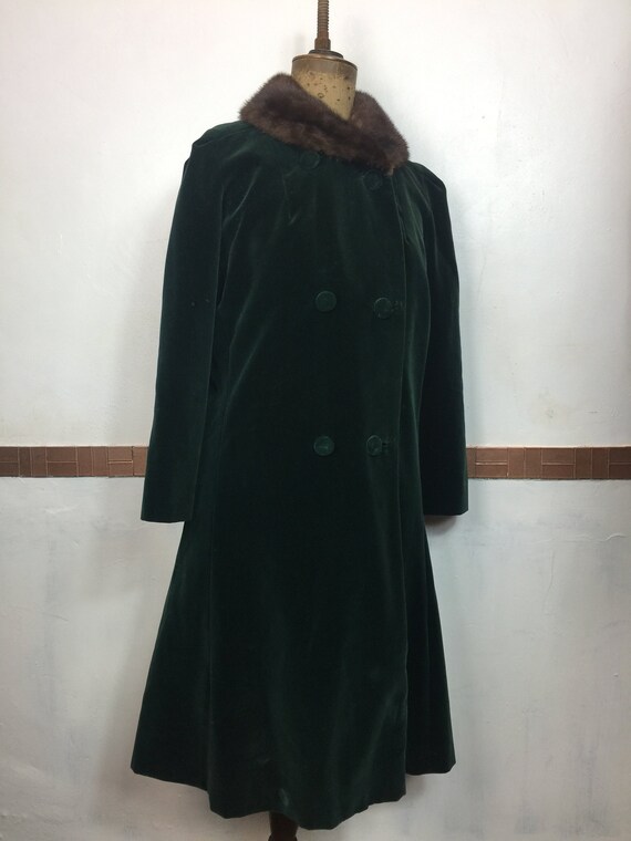 Vintage original 1930s Koupy velvet opera coat