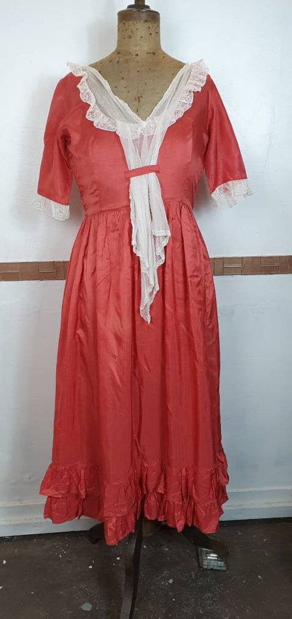 Original 1930s dress pink dress