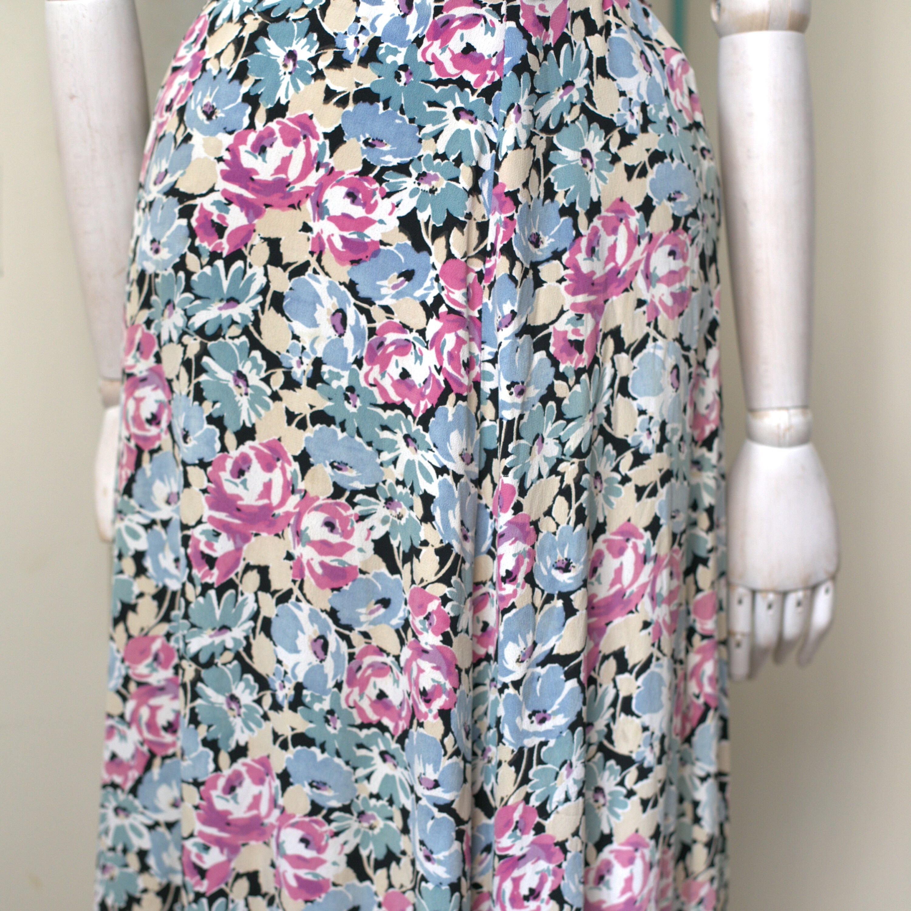 Vintage 1940s skirt make-do and mend | Etsy