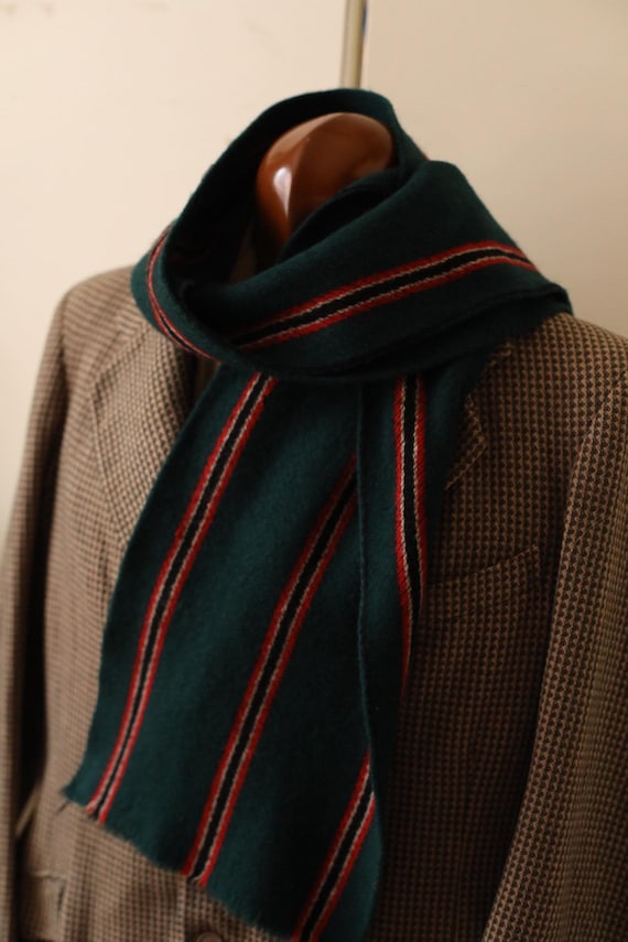Vintage 1930s 1940s wool scarf