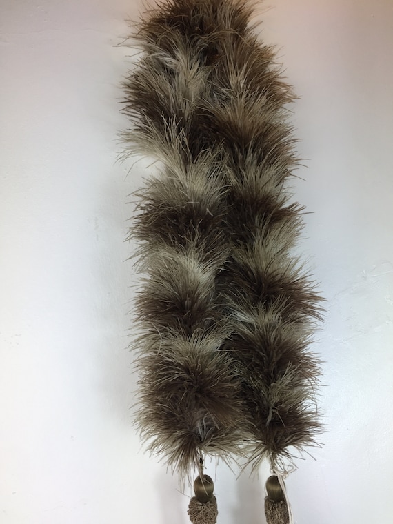 Vintage original 1920s 1930s deco ostrich feather