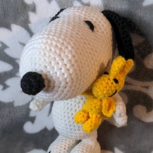 Snoopy and Woodstock Amigurumi