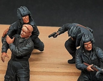 PANGCHENG 1/35 Soldat Russe Moderne, Soldat modèle en résine GK, thèmes Militaires, kit Non assemblé et Non Peint