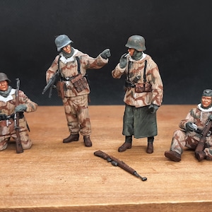 ペイント済みミニチュア - アメリカ空挺部隊第 101 空挺師団 WW2