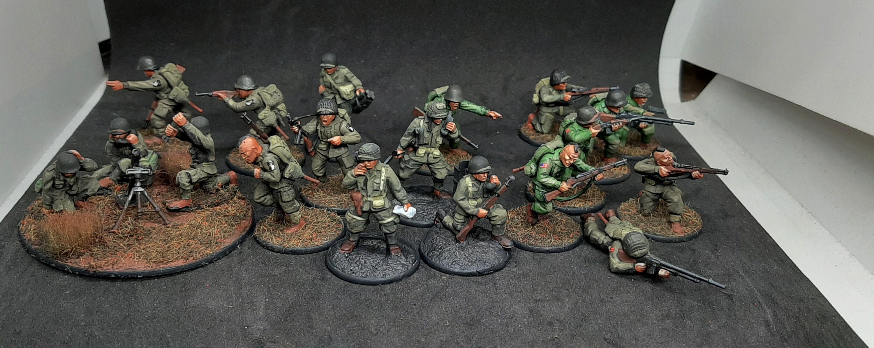 28mm Bolt Action PAINTED US Airborne 12x MortarHQ Etsy