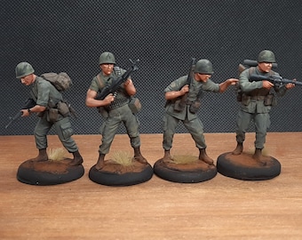 塗装済みフィギュア アメリカ海軍特殊部隊SEALs ベトナム戦争 1:35