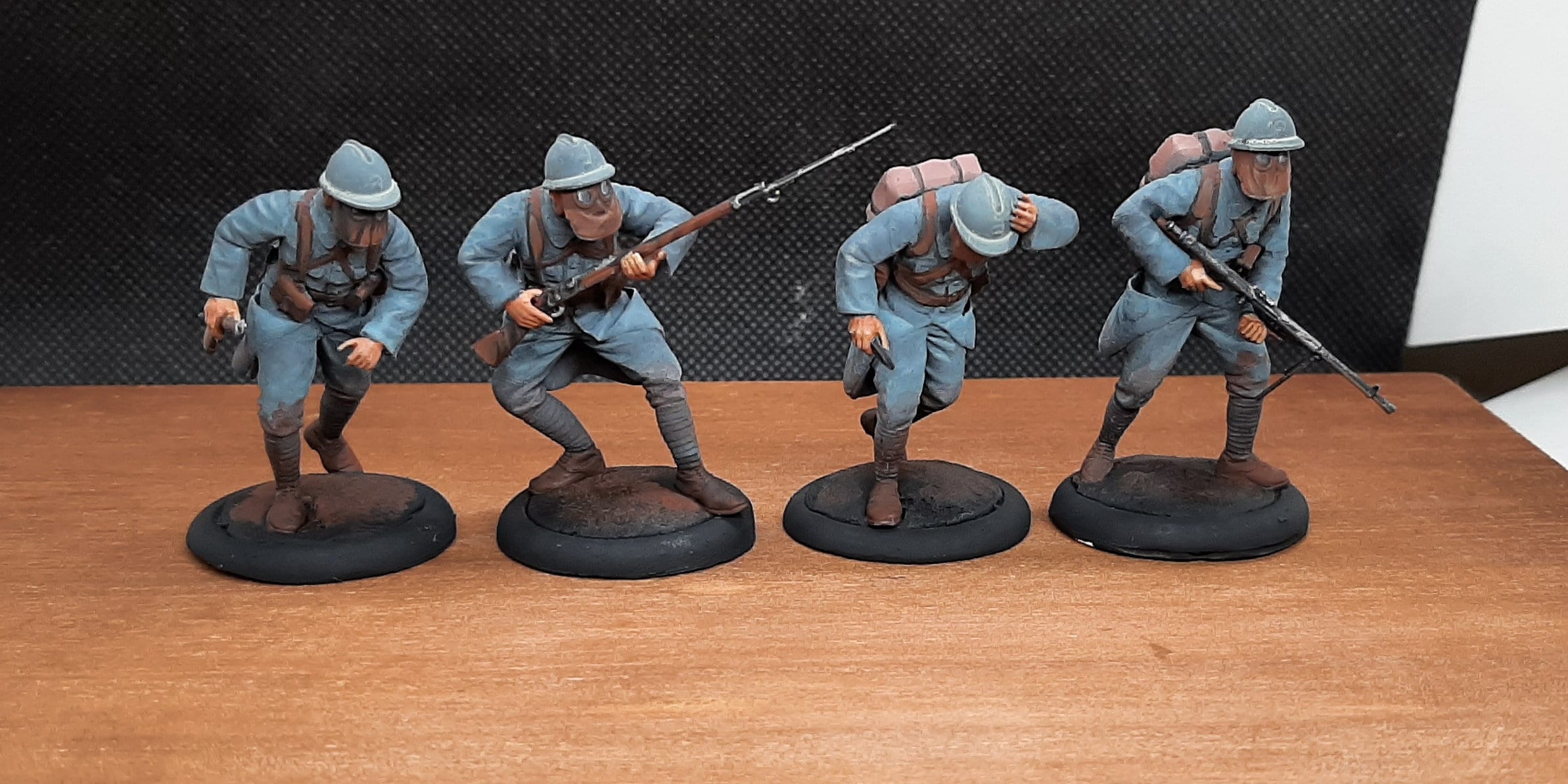 銀111g】インド工芸品 ミニチュア兵士 4体セット ヴィンテージ