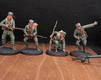 1/35 Painted Italian Infantry (1915) WW1