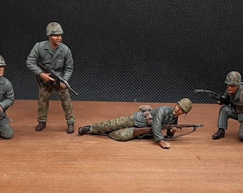 塗装済みフィギュアセット1 アメリカ第101空挺師団、ノルマンディー