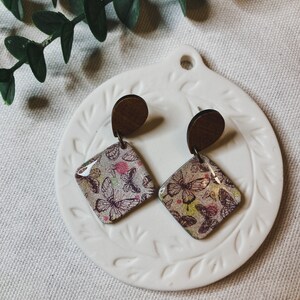 Butterflies | polymer clay earrings