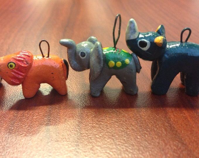 Handmade Guatemalan Clay Zoo Animals Etsy