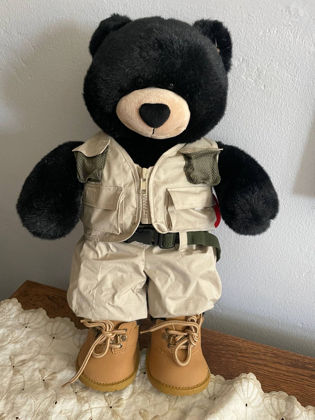 Build a Bear Stuffed Fishing Bear Fully Clothed -  Canada