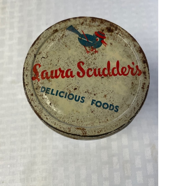 Vintage Laura Scudder's Peanut Butter Jar