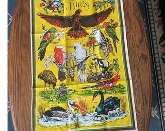 Souvenir Australia Birds Decorative Tea towel