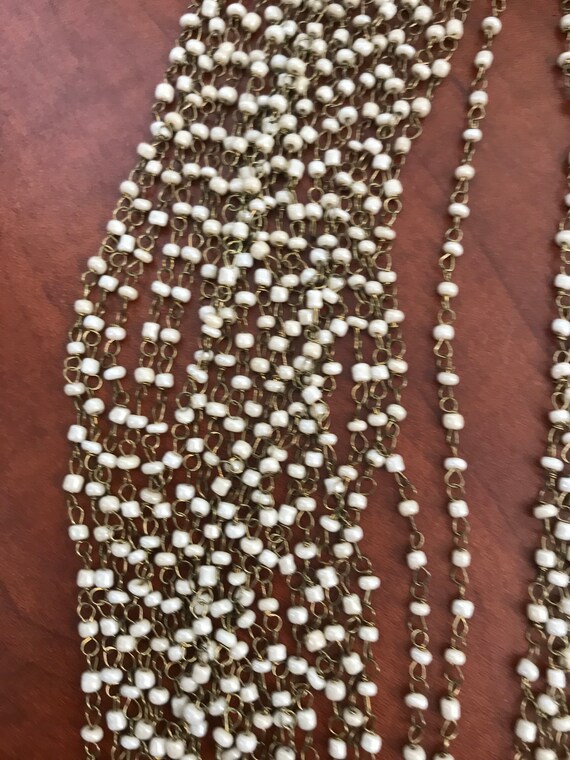 Vintage Multi-strand Beaded Necklace - image 3