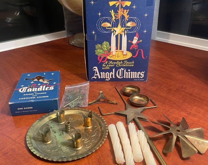 Vintage Swedish Angel With Candles Etsy