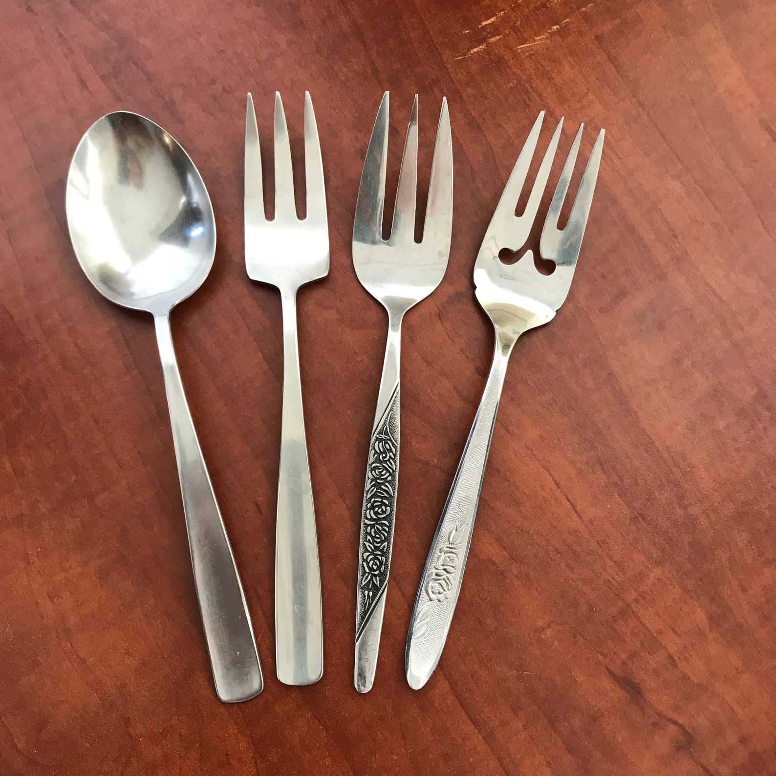 4pc Serving Utensils Etsy