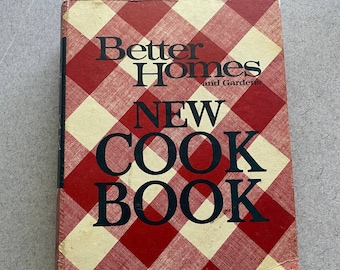 Vintage Better Homes and Gardens New Cook Book  1969