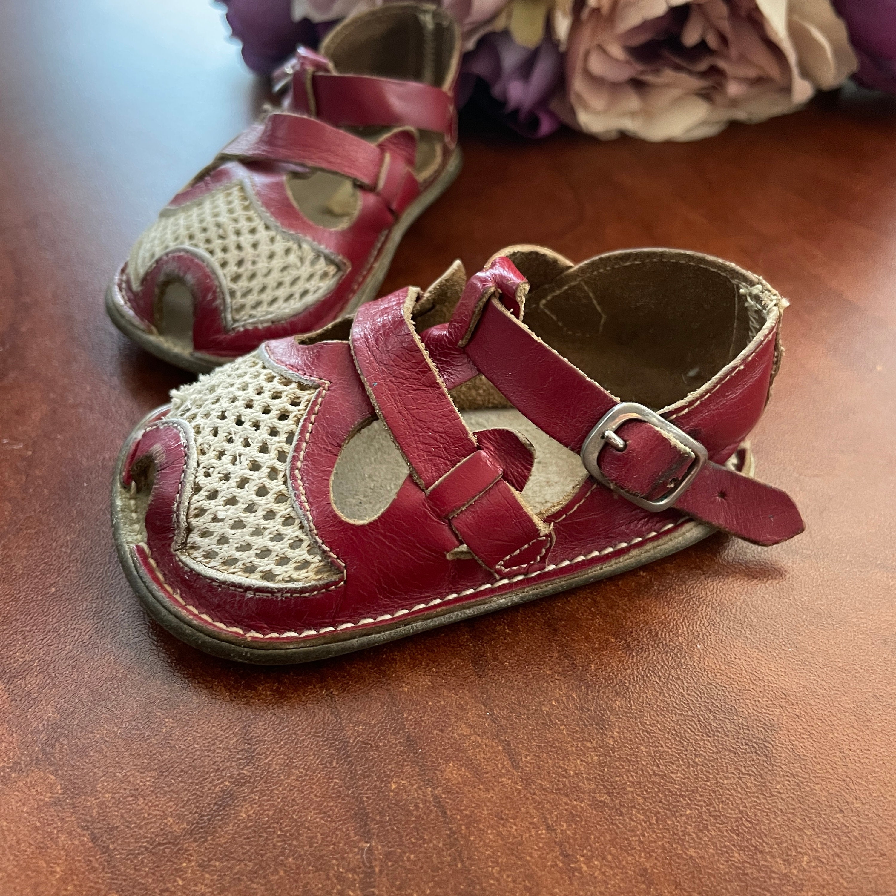 Vintage Newborn Baby Shoes sandals Booties - Etsy UK