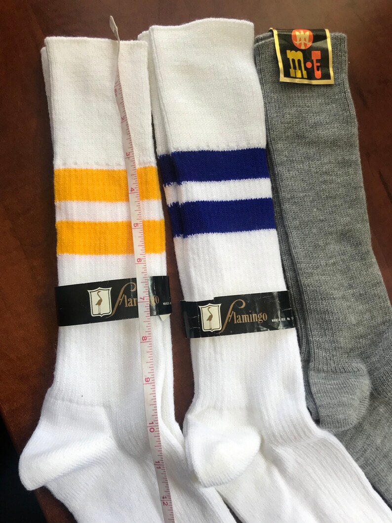 3 Pairs Vintage Tube socks for Men 910 Etsy
