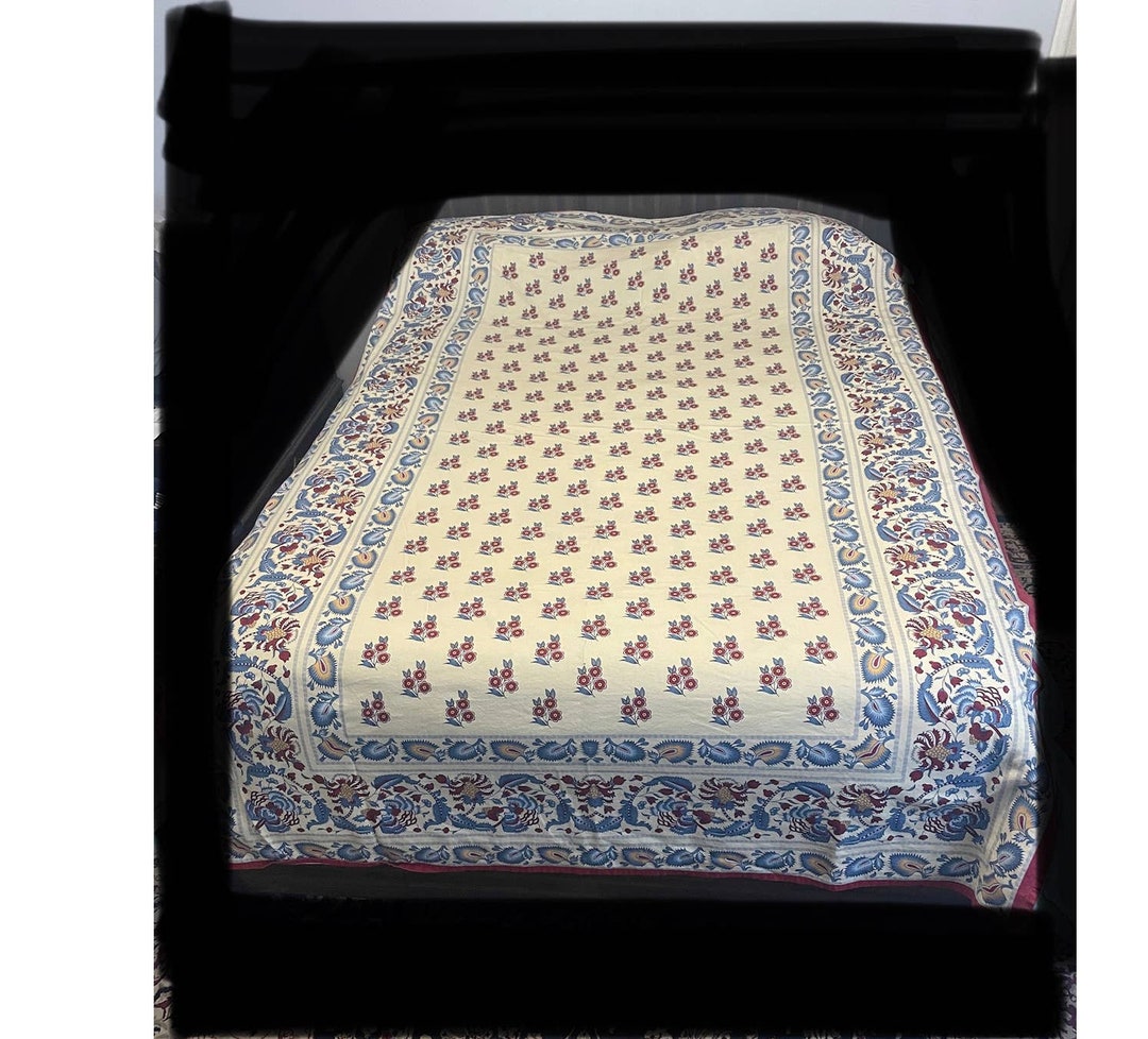 Rectangular Khaadi Tablecloth Paisley Style Etsy