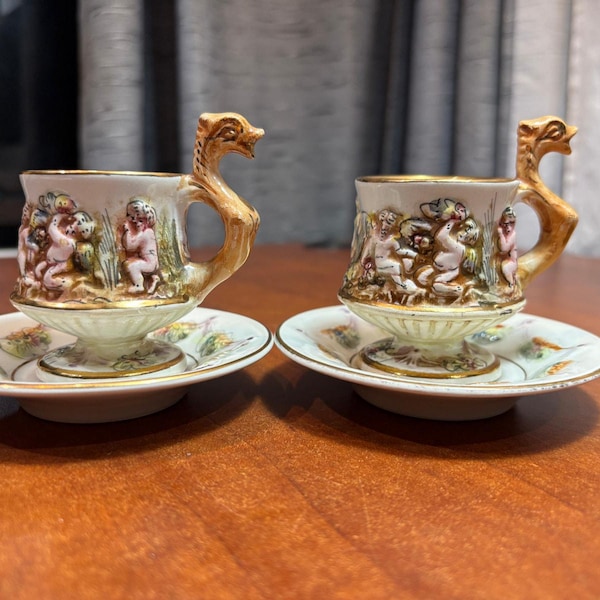 Capodimonte Tea Sets - Etsy