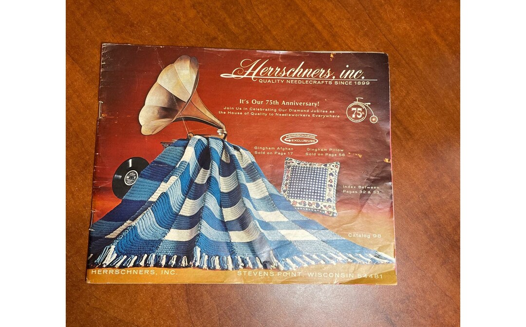 Vintage Herrschners Catalog 75th Anniversary Etsy