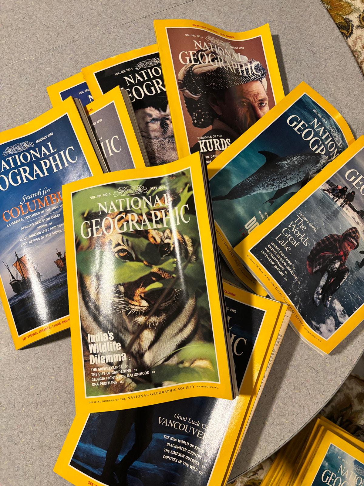 1992 National Geographic Magazine - Etsy