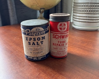 Vintage of vintage cardboard storage containers