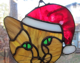 Christmas Kitty Ornament