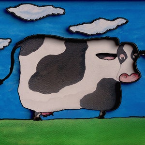 VACA - tarjeta de felicitación