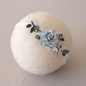 Boho Baby Headband with Dried Flowers | Newborn Photography Prop | Baby Flower Crown | Baby Girl Headband | Toddler Floral Headband