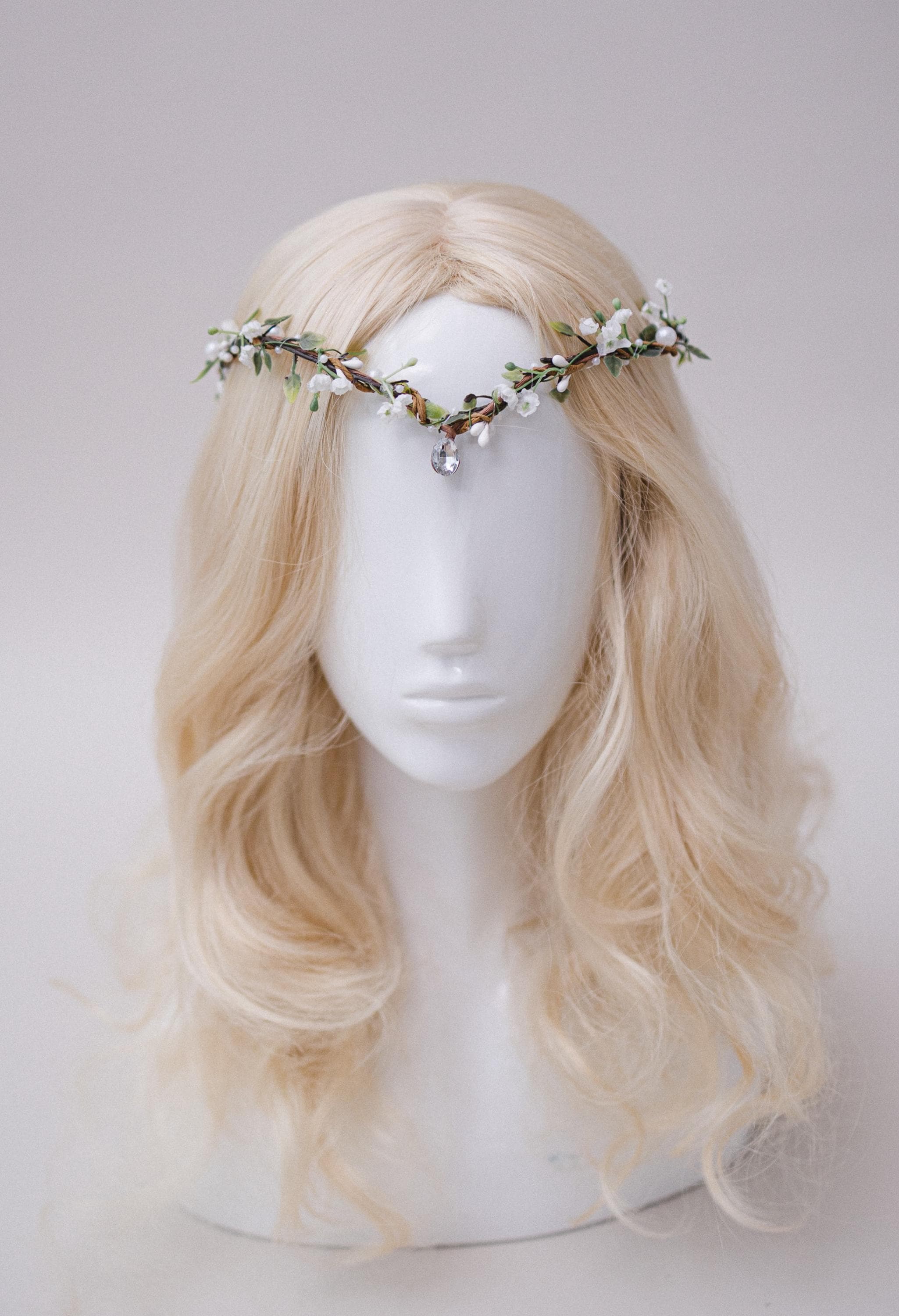 Elven Forest Headpiece - Elf Tiara Fairy Crown - Wedding  display picture 2