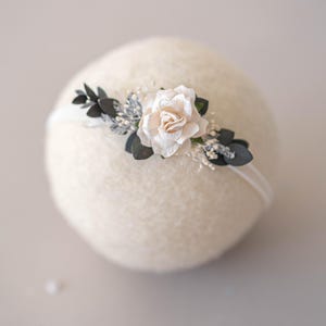 Boho Baby Headband with Dried Flowers | Newborn Photography Prop | Baby Flower Crown | Baby Girl Headband | Toddler Floral Headband