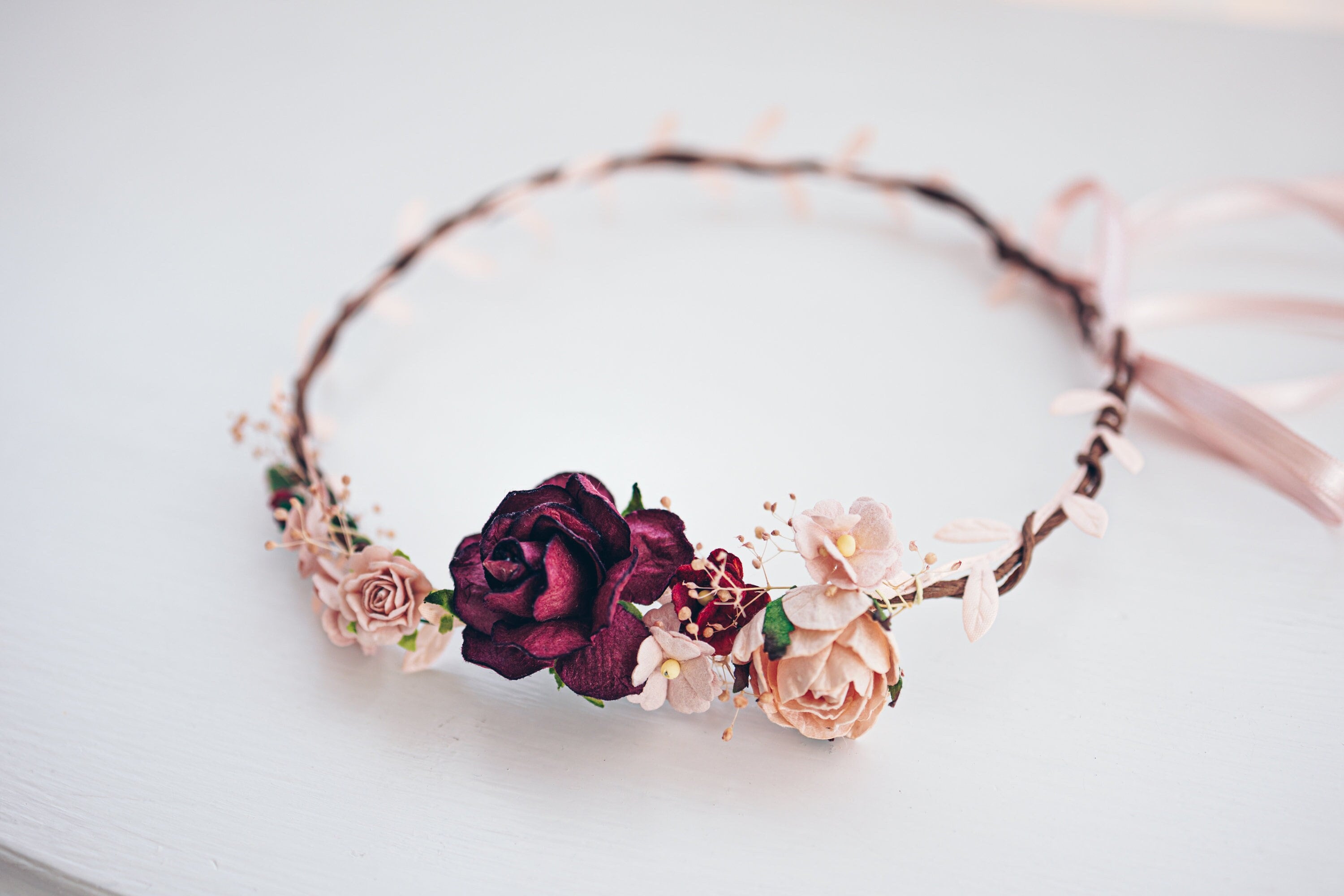 Handgemachtes Braut-Stirnband Mit Kristall & Perlen – Boho Haarschmuck Für Hochzeit & Festivals