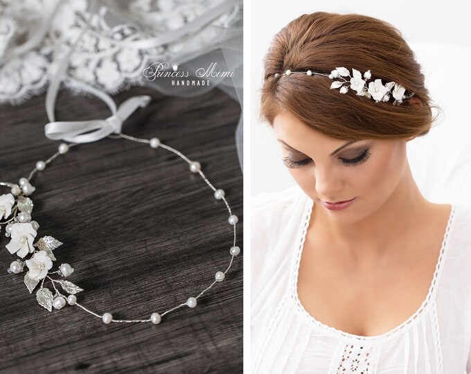 bridal vine headpiece