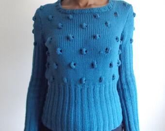 100% Cotton High Waisted Loop Jumper