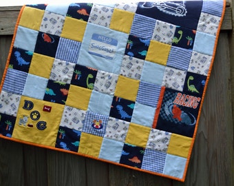 Custom Baby Clothes Memory Quilt