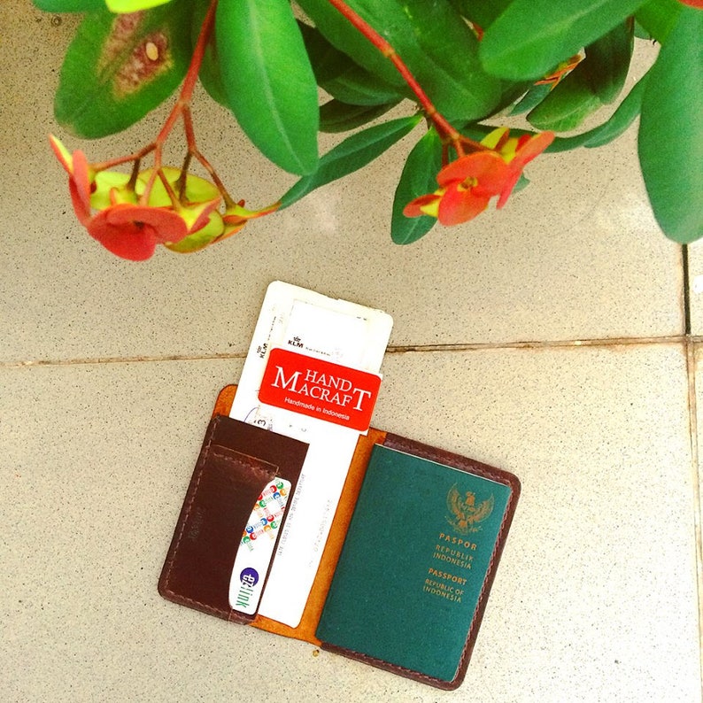 Passport Holder with Boarding Pass and Credit card Etsy