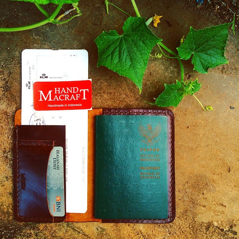 Passport Holder with Boarding Pass and Credit card Etsy