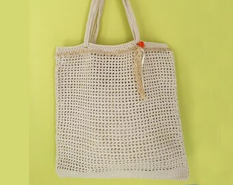 Cotton crochet bag