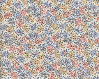 Liberty of London Darcie Blue Fabric Coupon